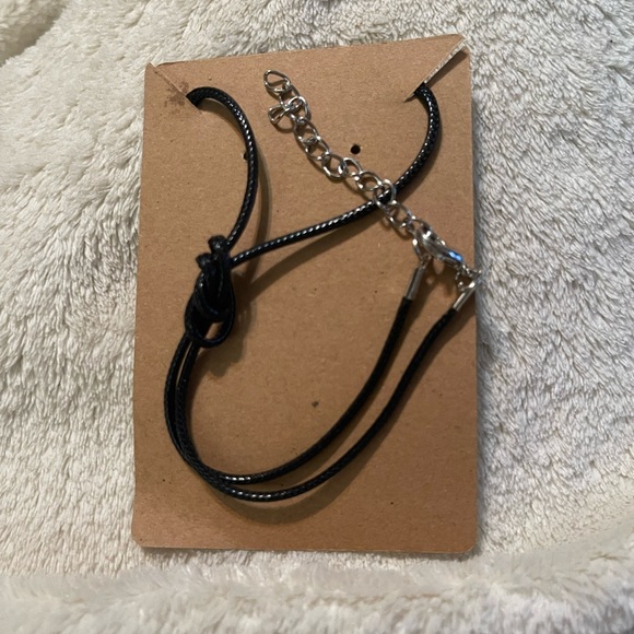 Real Dried flower handcrafted 18 ‘ necklace. Leather Necklace Cord w Clasps . - Picture 3 of 3